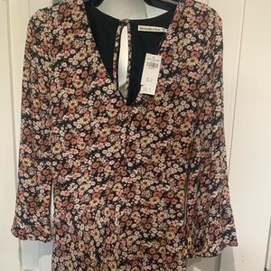NWT Abercrombie and Fitch floral romper.